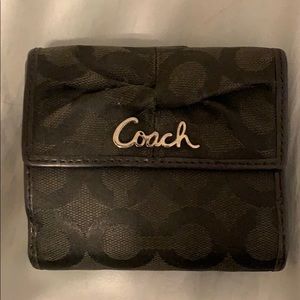 Black coach wallet